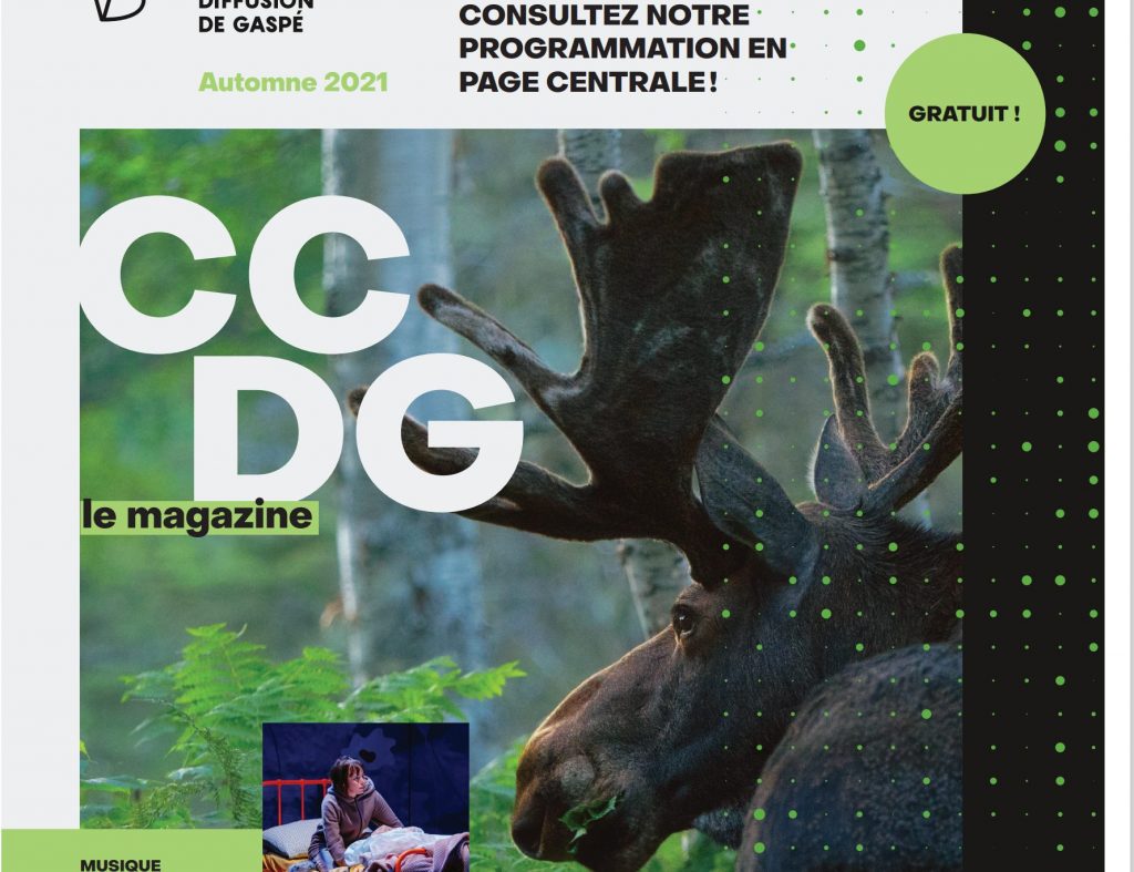 Toute l’équipe du Centre de Création Diffusion de Gaspé est emballée d’annoncer le grand lancement de CCDG le magazine.